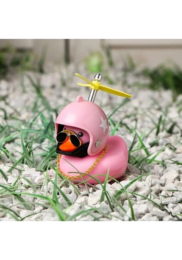 Simalend Arabanın İçinde Kasklı Ve Gözlükli Ördek 165493340