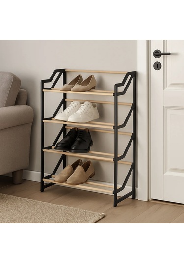 Na-01 Ahşap Ayakkabılık Kaliteli Masif Çam Çubuk Ahşap Ahşap