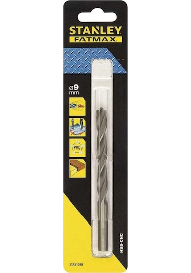 Stanley Sta51098 9,0 Mm Hss Matkap Ucu