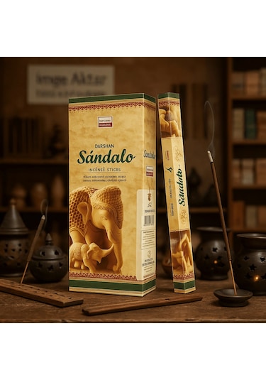 Darshan Incense Sandalo 20'li Çubuk Tütsü Çok Renkli