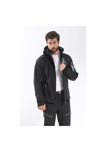 Freecamp Eagle Softshell Ceket-siyah-mavi Siyah