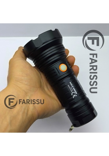 Or-t40 100w 5000 Lümen Şarj Edilebilir Led El Feneri - Yüksek Performans Ve Uzun Çalışma Süresi Siyah