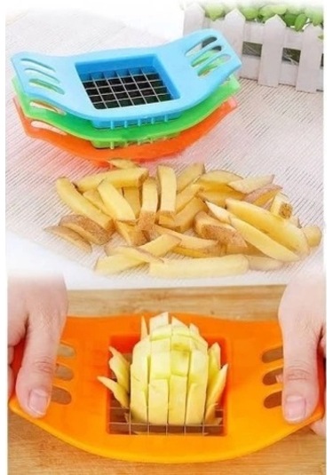 Pratik Patates Kesme Aleti Çok Renkli