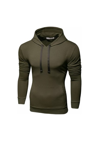 Envy Lab Kapüşonlu Sweatshirt 201631587 Koyu Yeşil