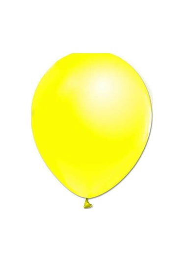 Sarı 10 Adet Metalik Helyum Uyumlu Sarı Balon+sarı Parlak Balon