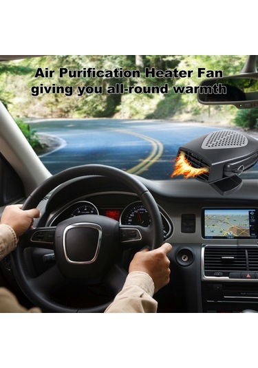 Geeksen 24v Araba Isıtıcı Soğutucu: Hızlı Kar Ve Buhar Temizleme, Açısı Ayarlanabilir, Hava Temizleme Fonksiyonu