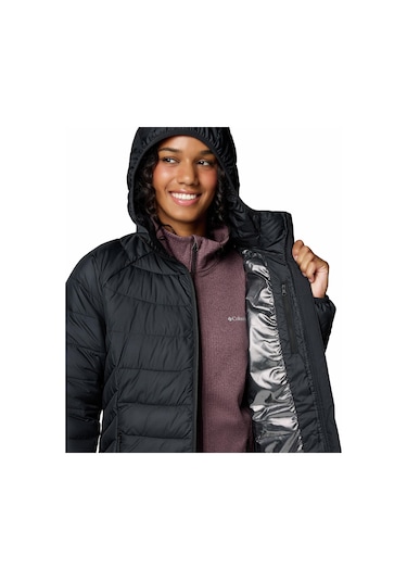 Columbia Powder Lite Iı Mid Kadın Mont-7353 Siyah