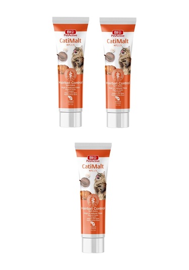 Bio Petactive Catimalt Plus Tüy Yumağı Önleyeci Malt Macun 100 G X 3 Adet