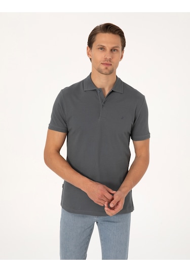 Pierre Cardin Erkek Antrasit Tişört Basic 50325323-vr006 Antrasit