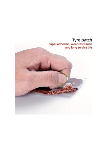 Fastbuy Turcoshop11 Araç Ve Motosiklet İçin Komple Lastik Tamir Seti - Sarı Set 23 Delik Onarım Yedek Takımı