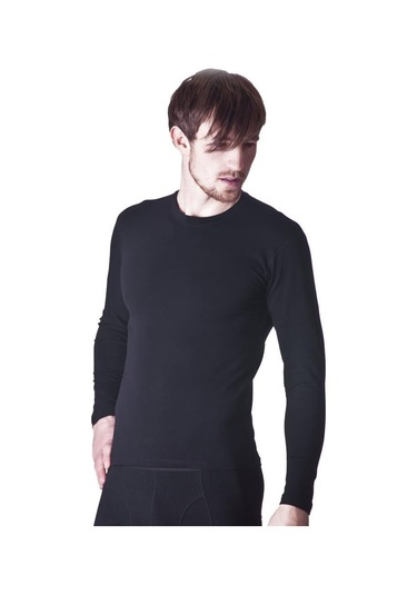 6 Adet Dono Erkek Likralı Uzun Kollu Fanila Atlet 1250 Siyah