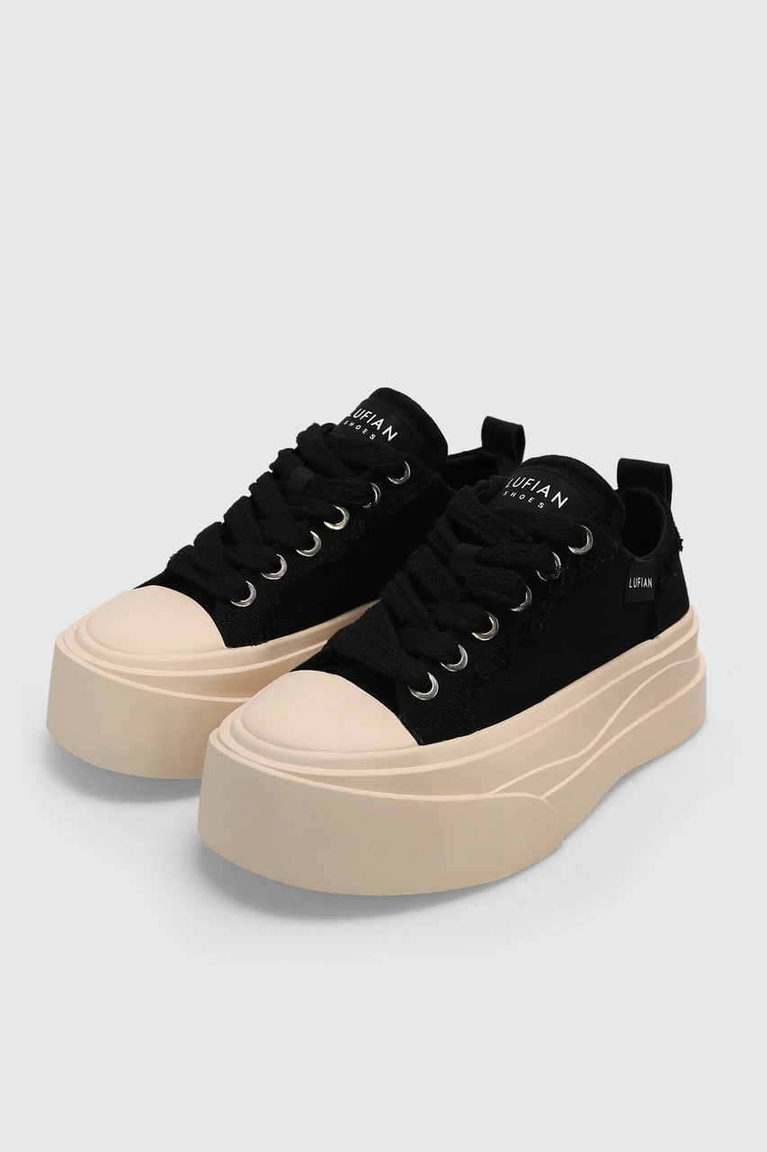 Lufian Vıctorıa Kadın Sneaker Ayakkabı Siyah Siyah 121230027100100 Siyah