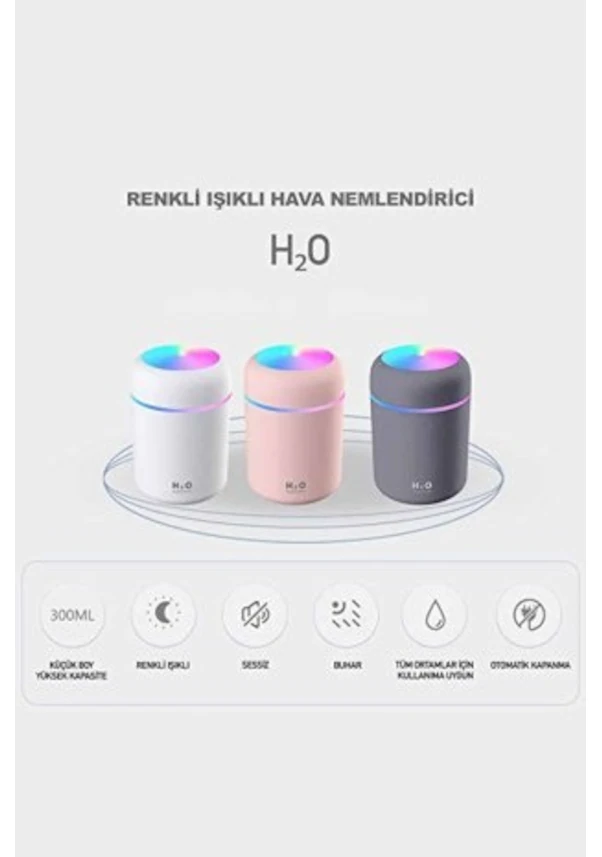 Belkıs Araç İçi Işıklı Nemlendirici 220 ML  Sadece Beyaz