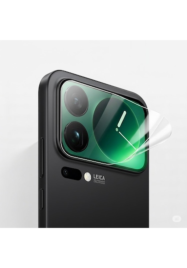 Xiaomi 17 Pro Max Uyumlu Arka Mini Ekran 3 Adet Ekran Koruyucu Nano Jelatin