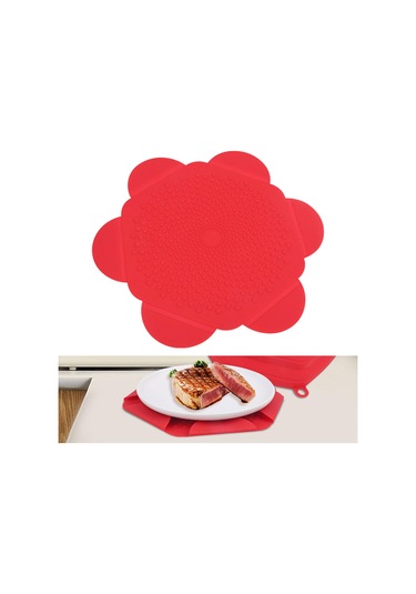 Homyl Silikon Paspaslar Kaymaz Güveç Tutacağı Kırmızı Kırmızı