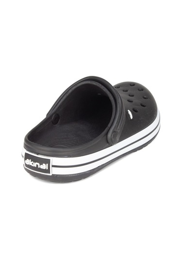Akınal Bella E195 Siyah Erkek Hastane Sabo Terlik Sandalet (468156628) Siyah