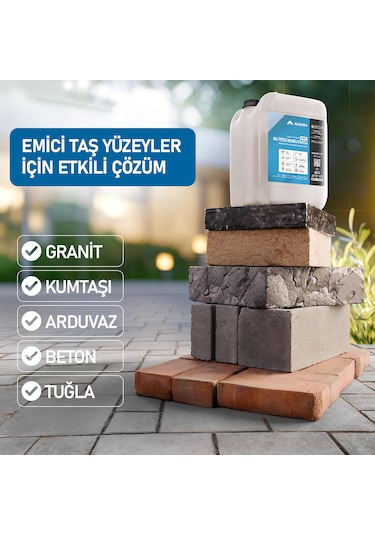 Alkoru 5 Kg Şeffaf Emici Yüzeyler İçin Su İtici Ve Koruyucu Malz.