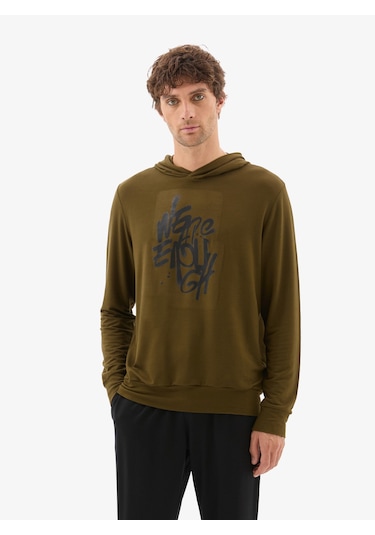 Blackspade Erkek Sweatshirt 40822 - Yeşil Yeşil