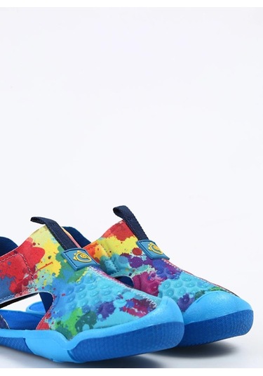 Dudino Queen Burnu Kapalı Unisex Tekstil Cocuk Sandalet Mavi Dudino Queen Burnu Kapalı Unisex Tekstil Cocuk Sandalet Mavi