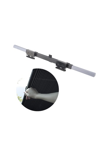 Lemestar Oto Genişletilebilir Güneşlik - 70cm Genişlik, 155cm Uzunlukta Uzatılabilir, Alüminyum Folyo, Uv Ve Isı Engeli, Vakum Süngerli, Evrensel Uyumlu