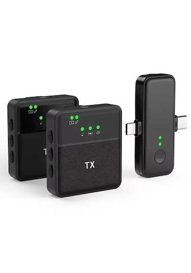 Sx31 Kablosuz Yaka Mikrofonu 3 İn1 Iphone Type-c Ve Jack Uyumlu