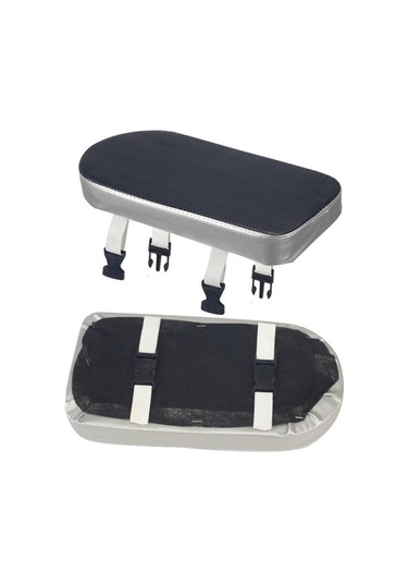 Homyl Bisiklet Arka Koltuk Minderi Yumuşak Konfor Dağ Bisikleti Siyah Ve Gümüş