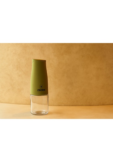 Royal Gross 500 Ml Yeşil Cam Yağdanlık Sızdırmaz Kapaklı Şık Yağ Ve Sirke Şişesi yeşil