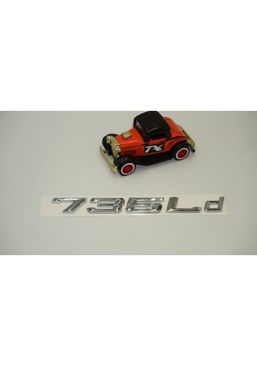 Bmw 735Ld Bagaj Krom Metal 3M 3D Yazı Logo