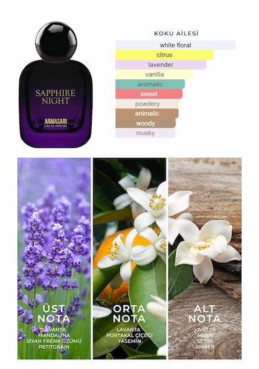 Armasari Sapphire Night 100 Ml Çiçek - Oryantal