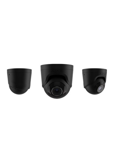 Ajax Turretcam 8 Mp/4 Mm Kablolu Aı Destekli Güvenlik Ip Kamerası Siyah