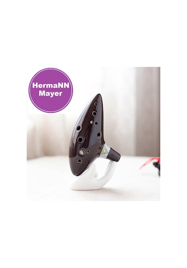 Hermann Mayer Hmo12Br Pro Seramik Alto Ocarina - Kahverengi