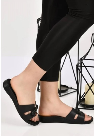 Aryan 11-367 Kadın Ortapedic Terlik Siyah