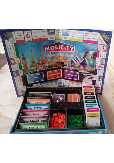 Süper 3'lü Set Molicity Emlak Ticaret Oyunu Kızma Birader Word To Go Tabu