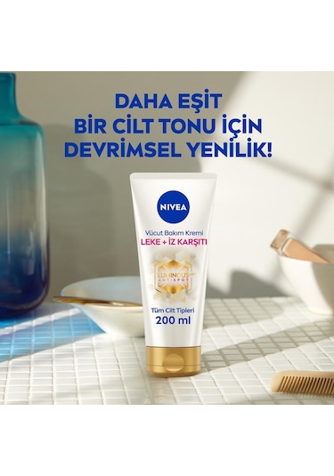 Nivea Luminous Leke ve İz Karşıtı Vücut Bakım Kremi 200 ML