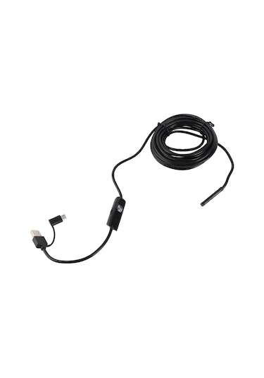 Suofeng 5.5mm Usb Type-c Endoskop Kamerası - 5m Sabit Kablolu, Led Işıklı, Ip67 Su Geçirmez, Android/windows Uyumlu, Otomobil Ve Ev İçin
