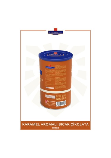 Simonelli Karamel Aromalı Sıcak Çikolata İçecek Tozu 900 G