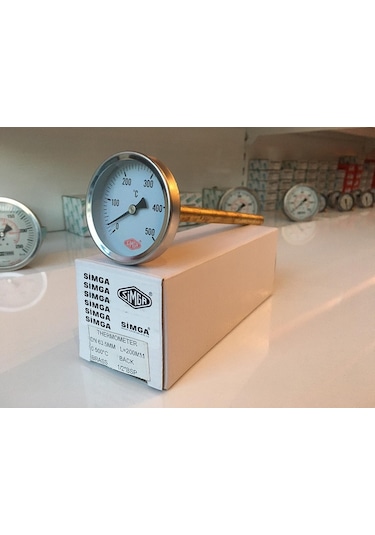 Simga 63 Taş Fırın Termometresi 500 C Derece 20 Cm Dalma Boylu