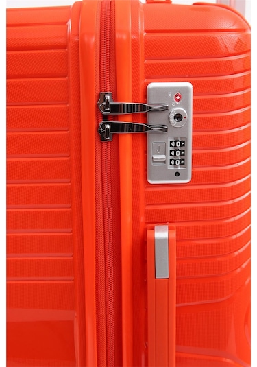 Ççs 5239 Polipropilen Büyük Boy Valiz Turuncu