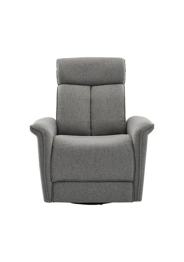 Monoco Döner Ve Sallanır Mekanizmalı Baba Ve Tv Koltuğu-Bej-Gri 87 x 97 x 102 CM Bej