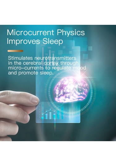 Lemestar M001 Mavi El Tutucu Uyku Cihazı - Mikroakım İle Anksiyete Ve Uyku Sorunları İçin İki Modlu Akıllı Terapi Aleti Kayışlı Mavi