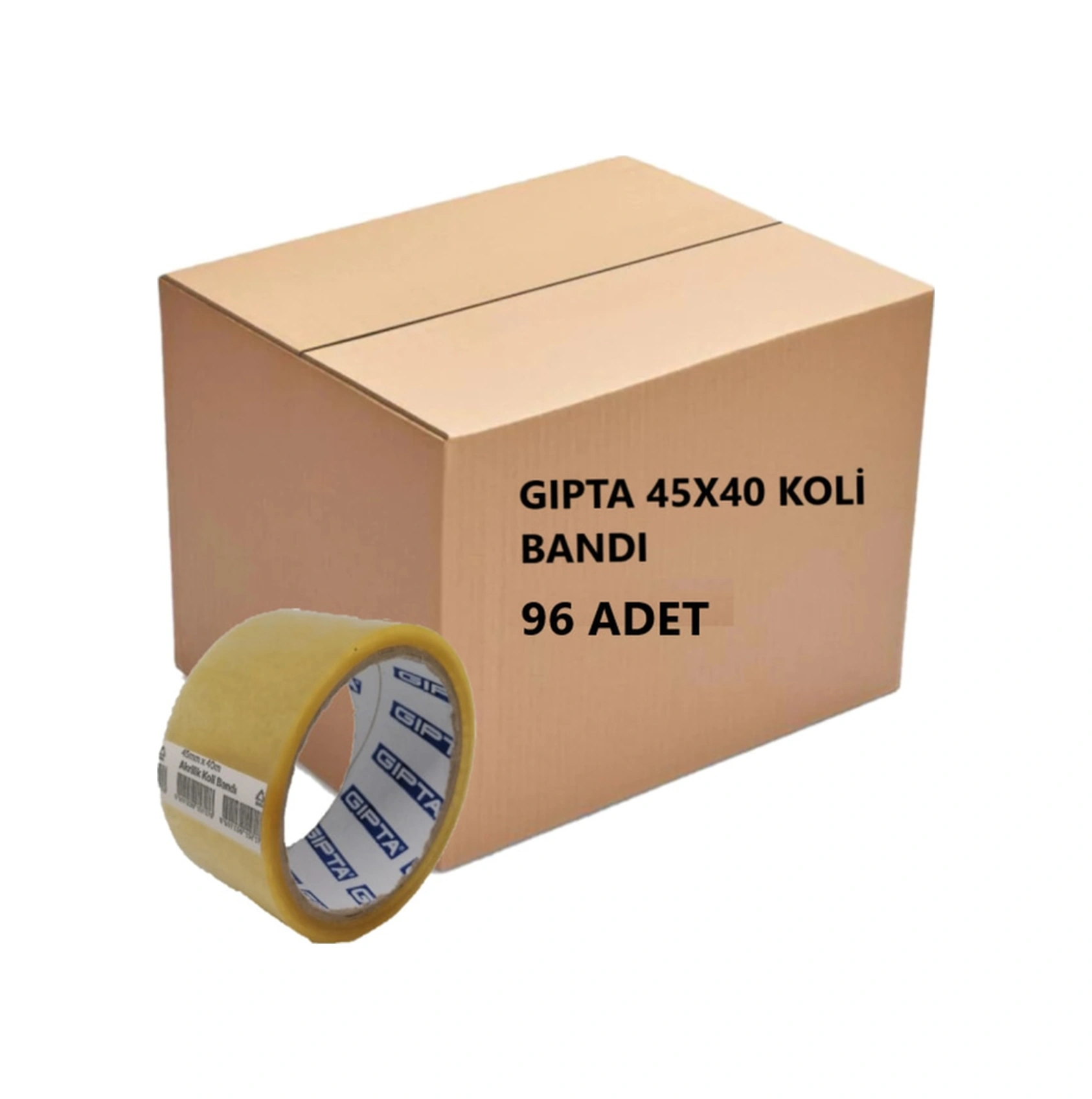 Koli Bandı 45mmx40 Metre Şeffaf Akrilik 96 Adet Diğer