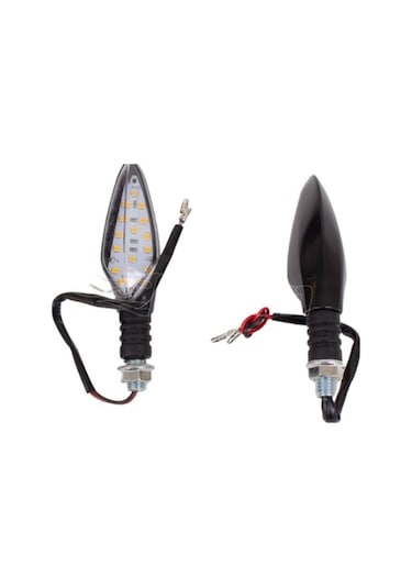 Hsgl Motorsiklet Led Çıta Model Sarı Sinyal