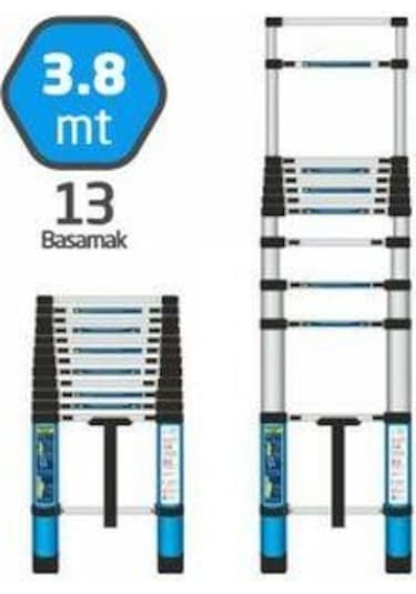 Master 13 Basamaklı Teleskopik Merdiven 3.8 Mt. 504322