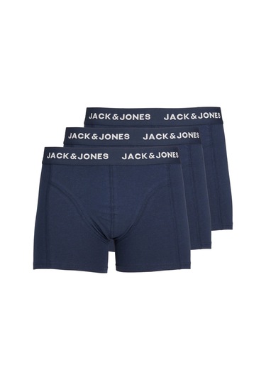 Jack & Jones 12171946 3 lü Erkek  Mavi Boxer