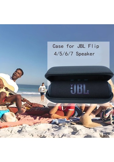 Willowhaven Jbl Flip 3/4/5/6/7 İçin Sert Kabuklu Hoparlör Taşıma Çantası Siyah Kamp Seyahat