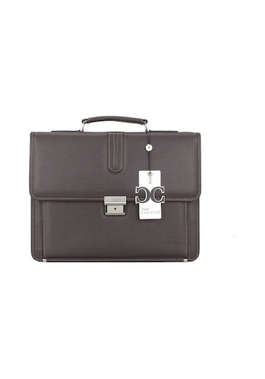 Case Club 2011 Evrak Tipi Erkek El Ve Omuz Çantası Kahverengi