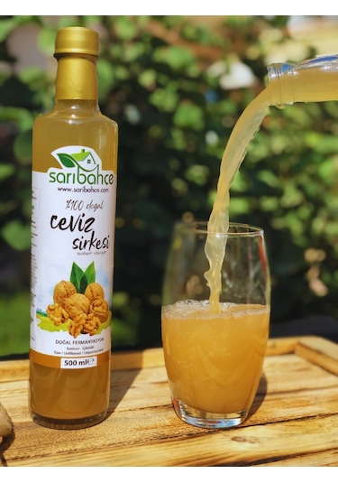 Ceviz Sirkesi 500 Ml - 6'lı Paket Organik Doğal Fermantasyon