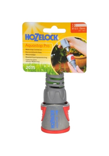 Hozelock 2035H Metal Pro Hortum Bağlantısı Stoplu 1/2"