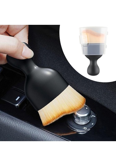 Mini Araç İçi Temizlik Fırçası Yumuşak Kıllı
