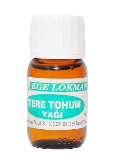 Ege Lokman Tere Tohumu Yağı 20 ML